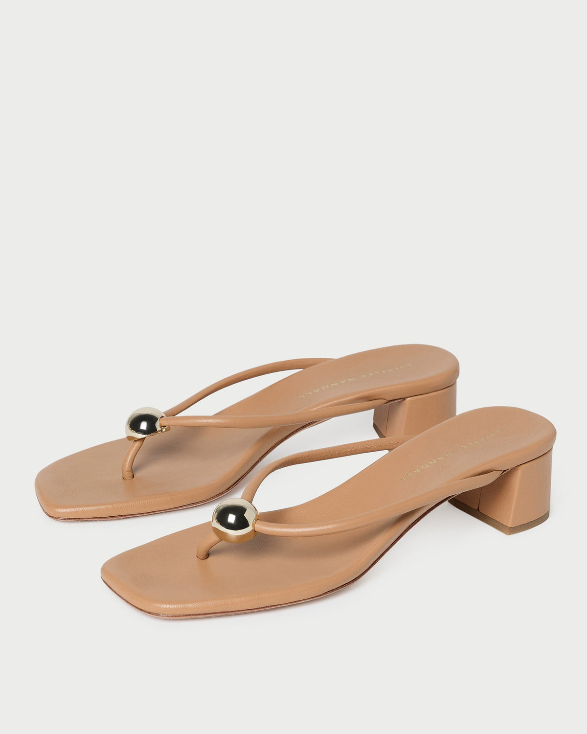 Loeffler Randall Deals - Odessa Dune Leather Heeled Sandal