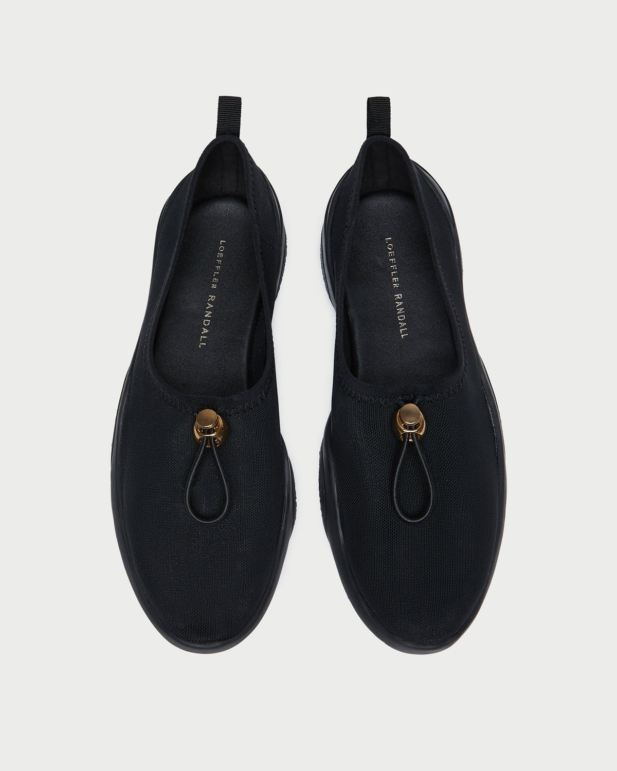 Loeffler Randall Signature - Raina Black Mesh Flat