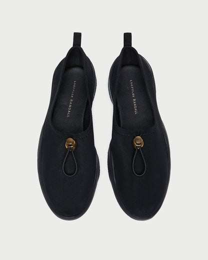 Loeffler Randall Signature - Raina Black Mesh Flat