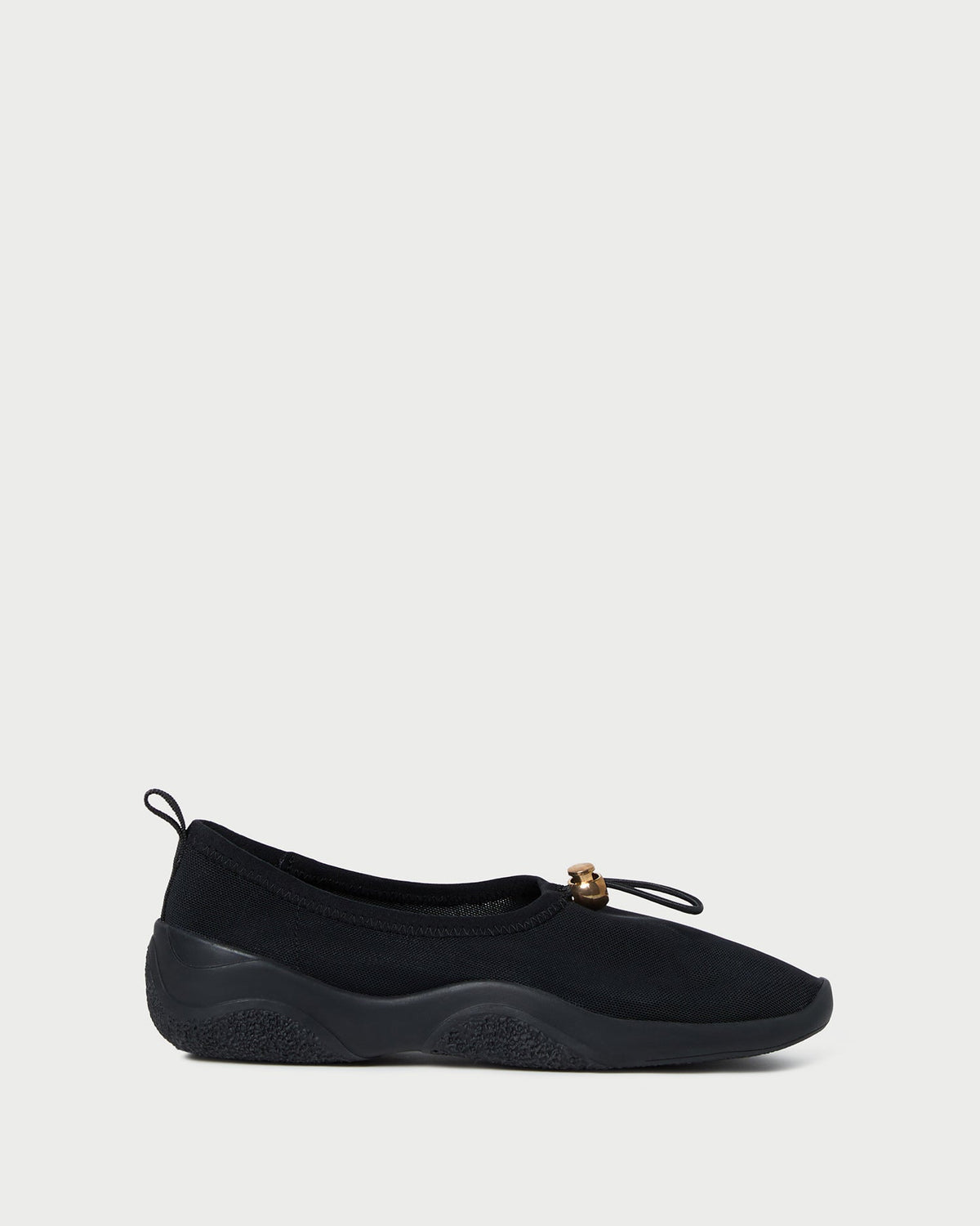 Loeffler Randall Signature - Raina Black Mesh Flat