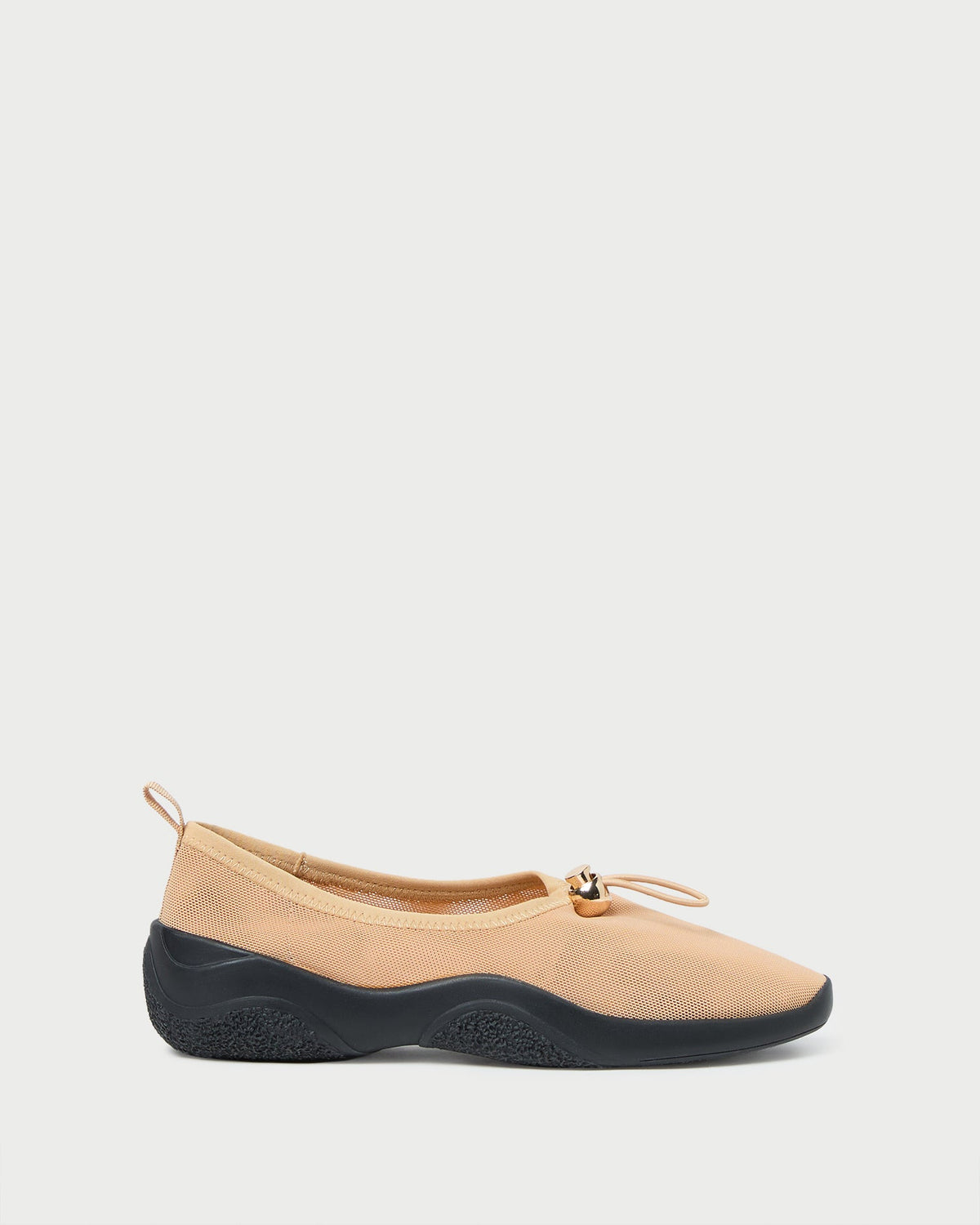Loeffler Randall Classic - Raina Caramel/Black Mesh Flat