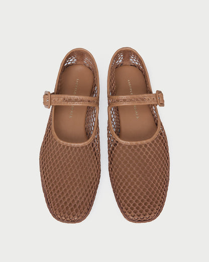 Loeffler Randall Popular - Rita Brown Netted Mary Jane