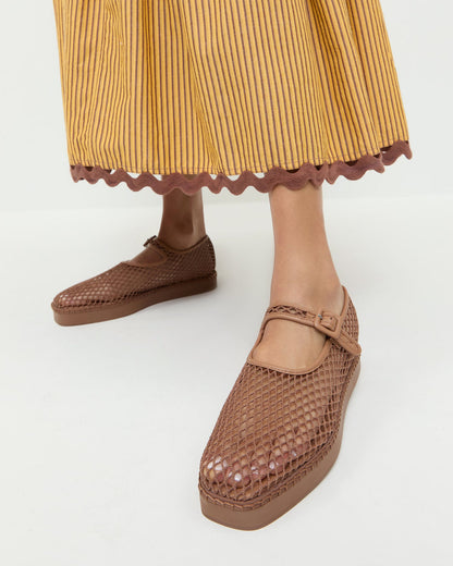 Loeffler Randall Popular - Rita Brown Netted Mary Jane