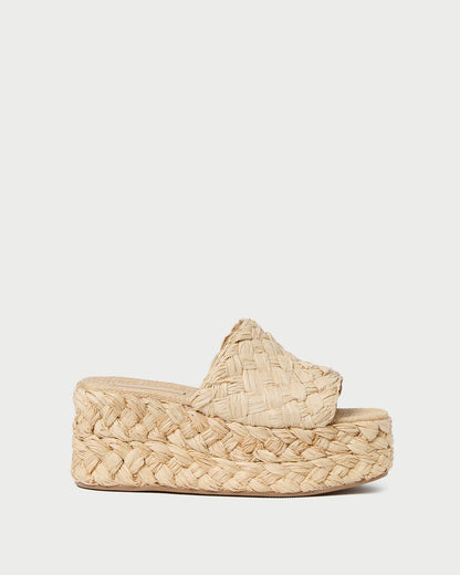 Loeffler Randall Customer Favorite - Aaron Natural Braided Straw Mule