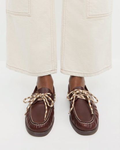 Loeffler Randall Hot Sale - Franco Espresso/Butter Boat Shoe