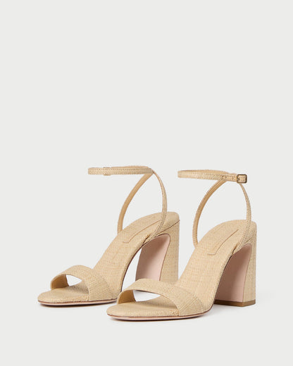 Loeffler Randall Best Seller - Malia Natural Curved-Heel Sandal