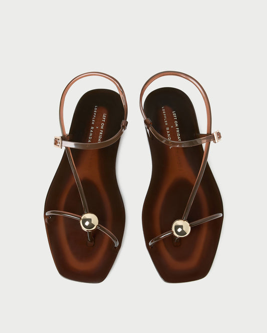Loeffler Randall Trending - Dana Brown Strappy Jelly Sandal