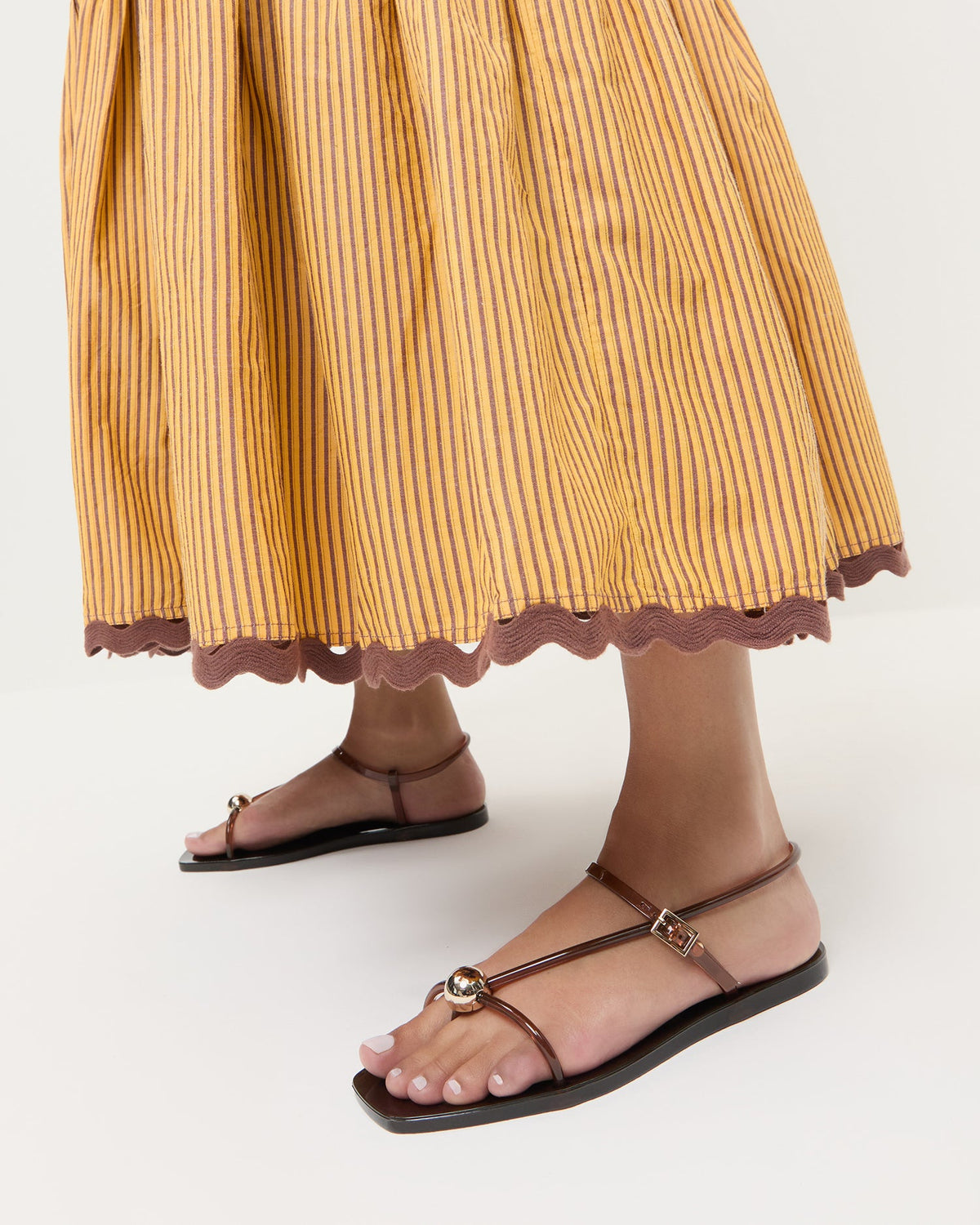Loeffler Randall Trending - Dana Brown Strappy Jelly Sandal