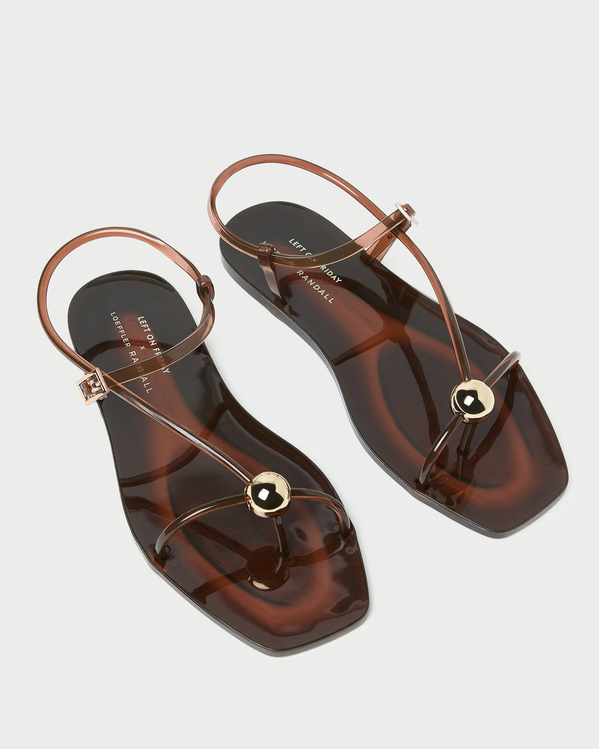 Loeffler Randall Trending - Dana Brown Strappy Jelly Sandal