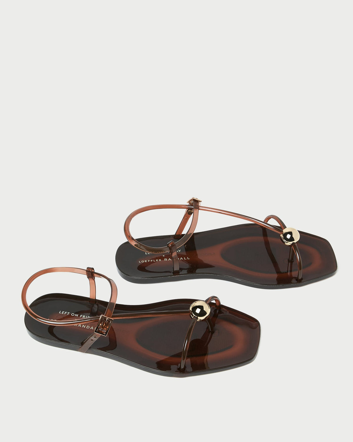 Loeffler Randall Trending - Dana Brown Strappy Jelly Sandal