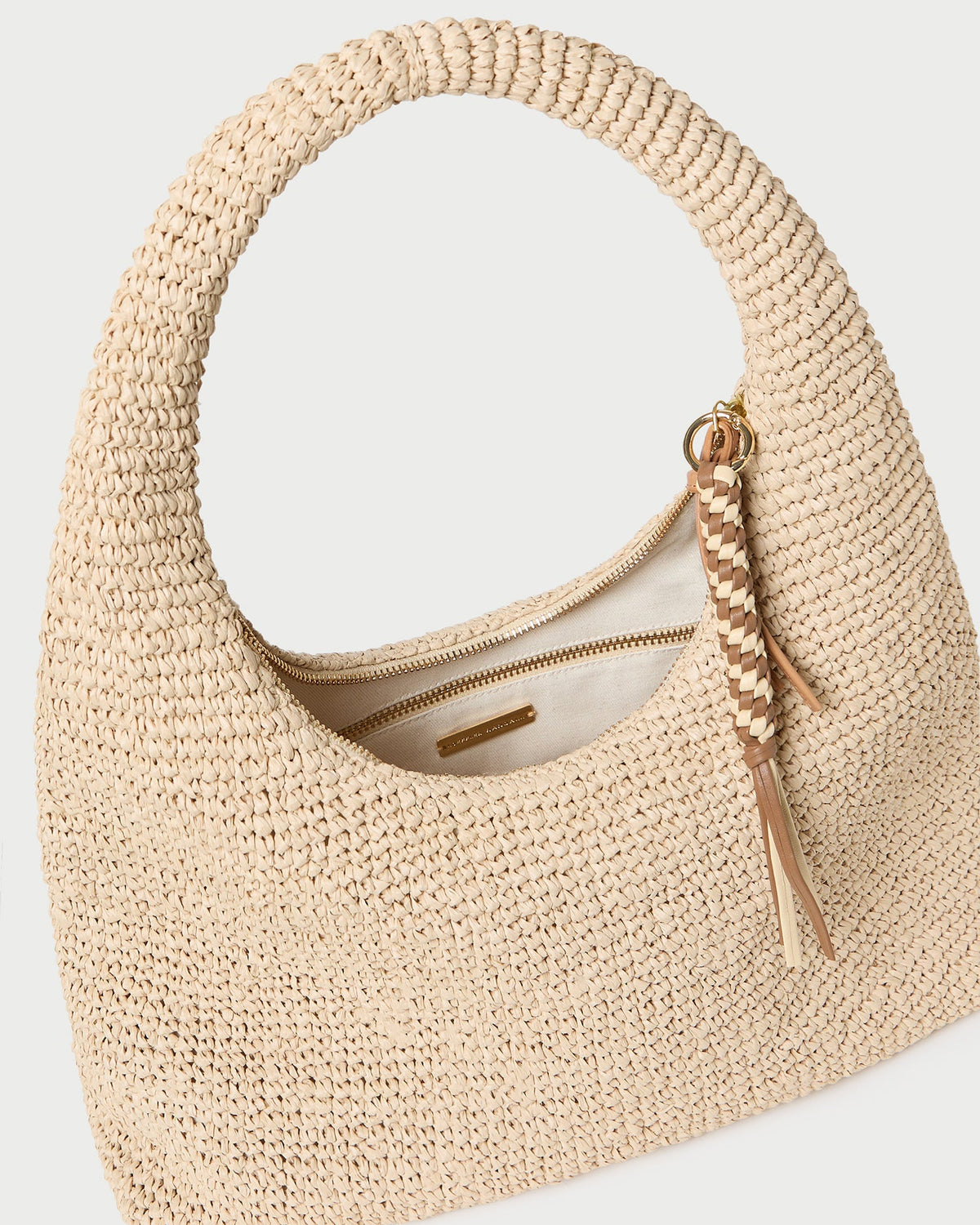 Loeffler Randall Signature - Willow Natural Woven Hobo Bag