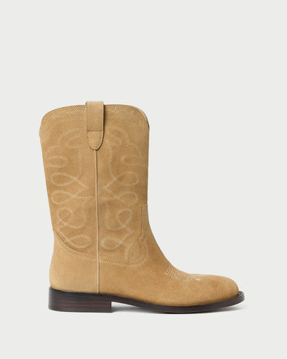 Loeffler Randall Signature - Jett Sand Suede Calf Boot