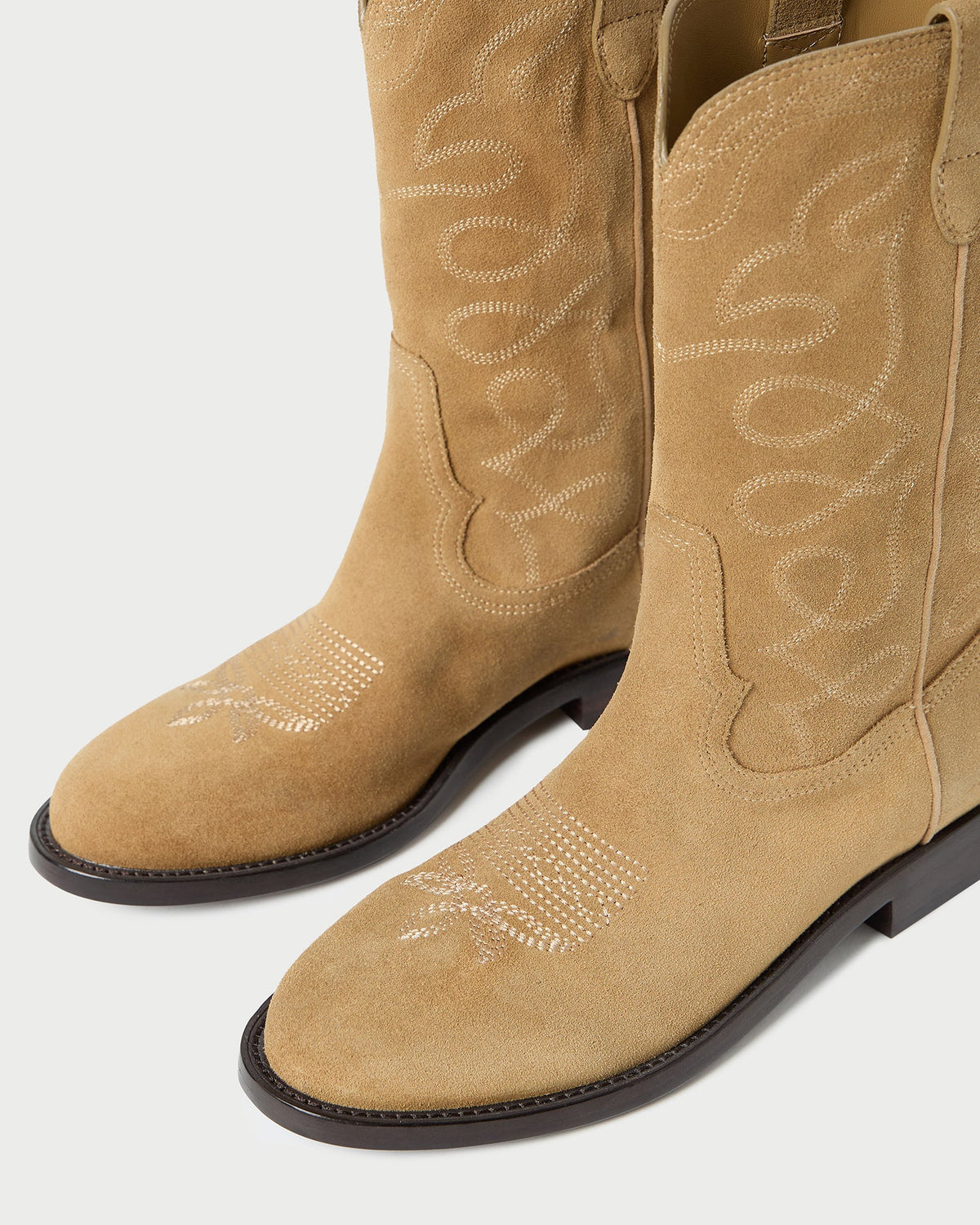 Loeffler Randall Signature - Jett Sand Suede Calf Boot