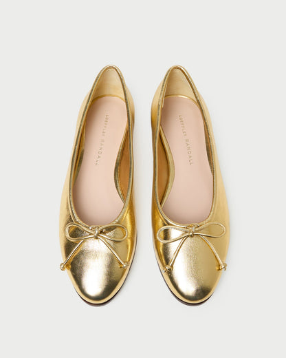 Loeffler Randall Customer Favorite - Noelle Champagne Ballet Flat