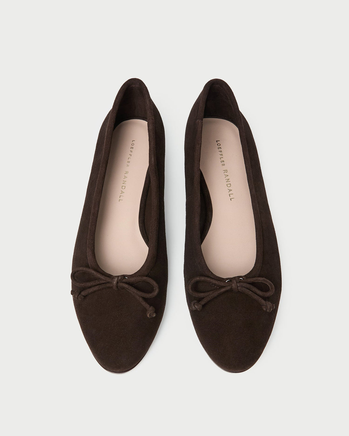 Loeffler Randall Premium - Noelle Brown Suede Ballet Flat