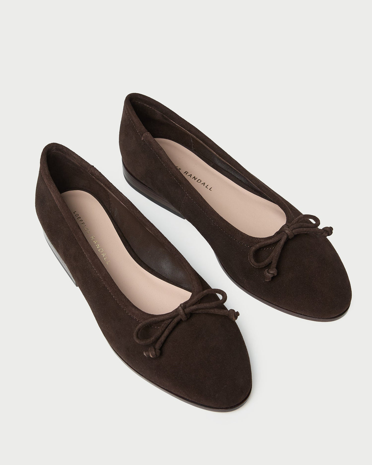 Loeffler Randall Premium - Noelle Brown Suede Ballet Flat