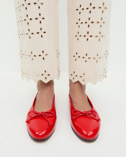 Loeffler Randall Signature - Noelle Red Ballet Flat