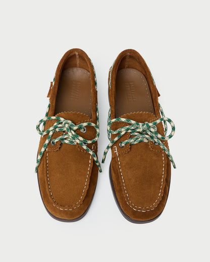 Loeffler Randall Hot Sale - Franco Cacao Suede Boat Shoe