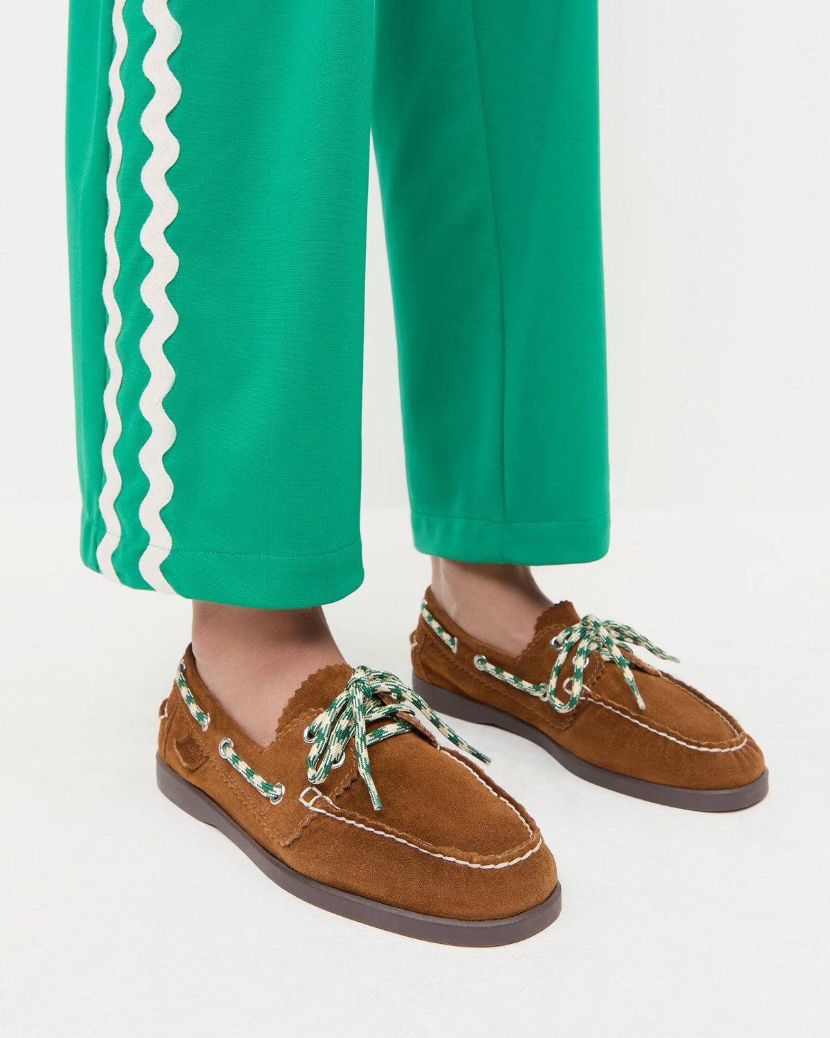 Loeffler Randall Hot Sale - Franco Cacao Suede Boat Shoe