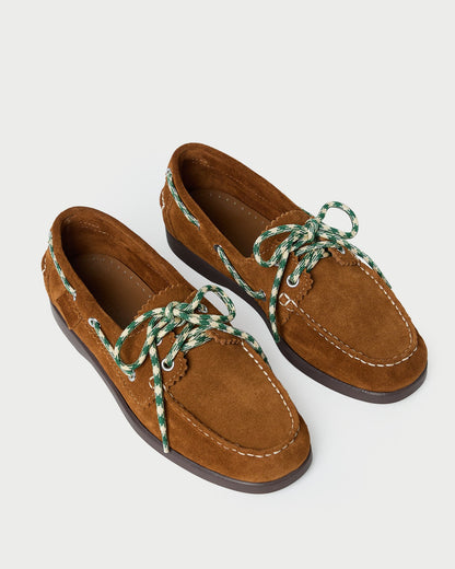 Loeffler Randall Hot Sale - Franco Cacao Suede Boat Shoe