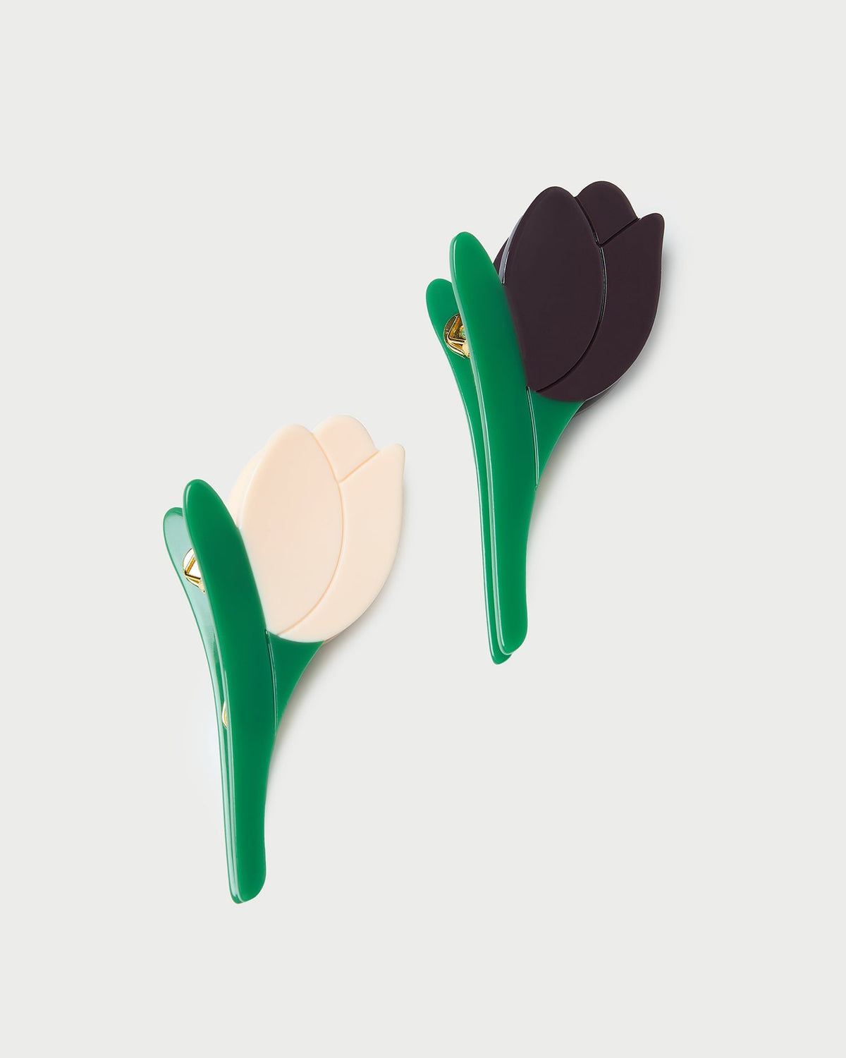 Loeffler Randall Premium - Juniper Maroon/Butter Tulip Clip Set