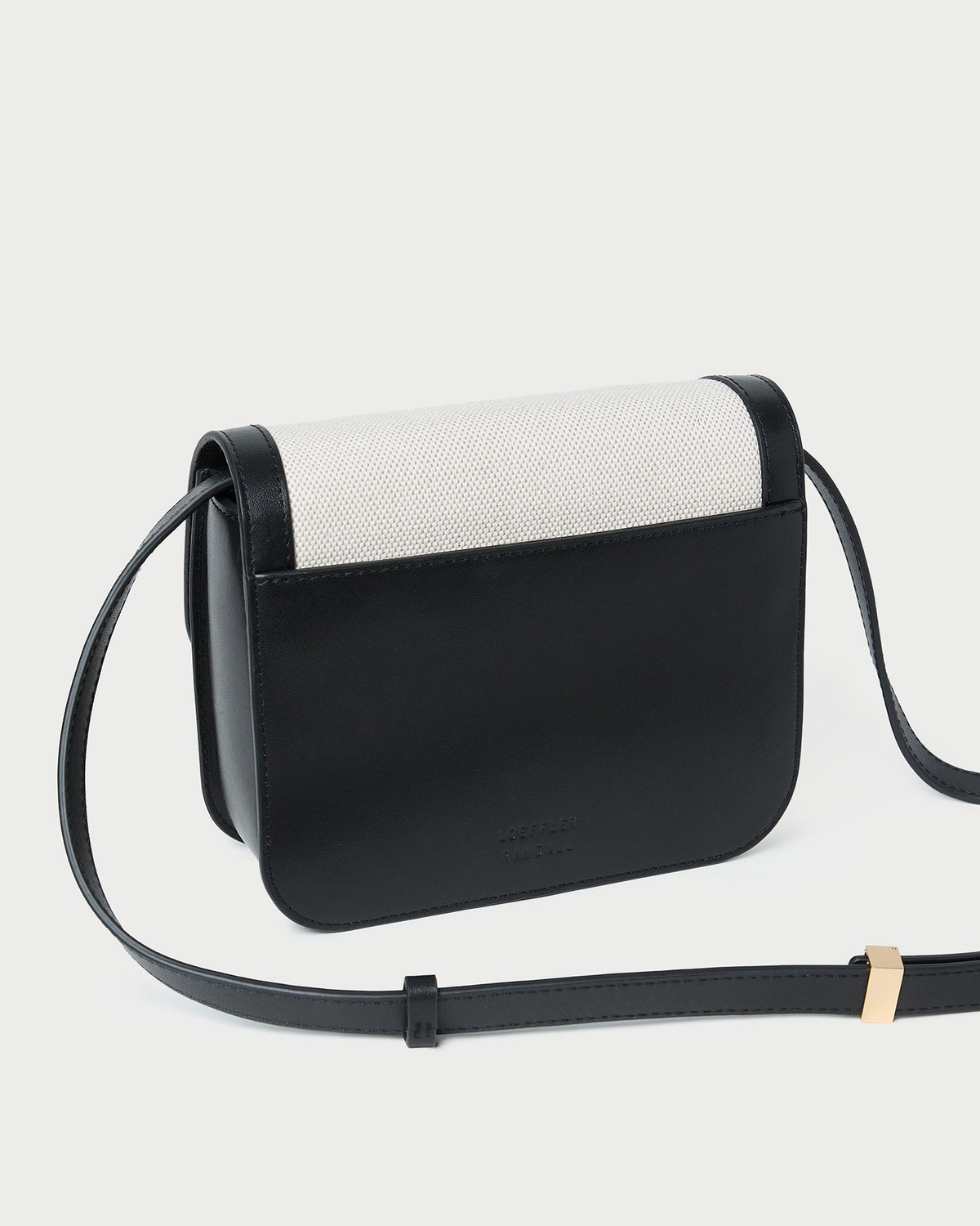 Loeffler Randall Latest - Desi Black/Natural Canvas Crossbody