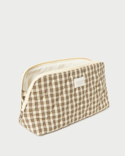 Loeffler Randall Premium - Frances Butter Plaid Cosmetic Pouch
