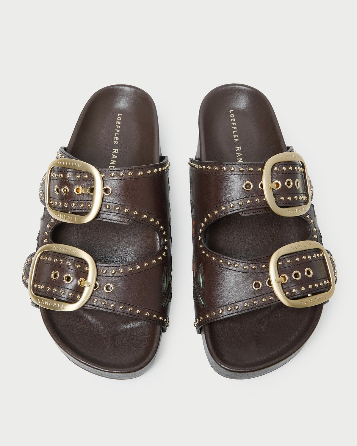 Loeffler Randall Discount - Eve Brown Tulip Two-Band Sandal