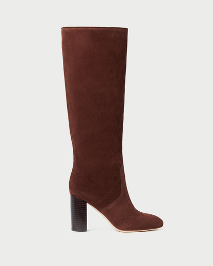 Loeffler Randall Essential - Goldy Espresso Suede Tall Boot