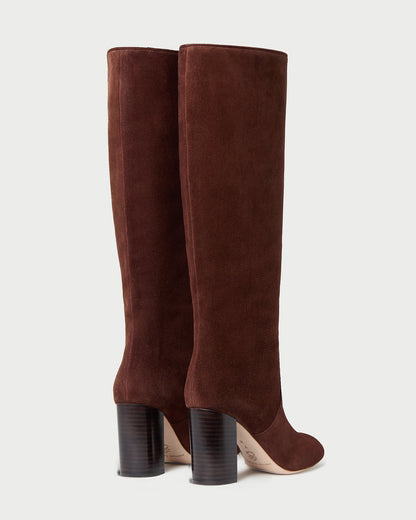 Loeffler Randall Essential - Goldy Espresso Suede Tall Boot