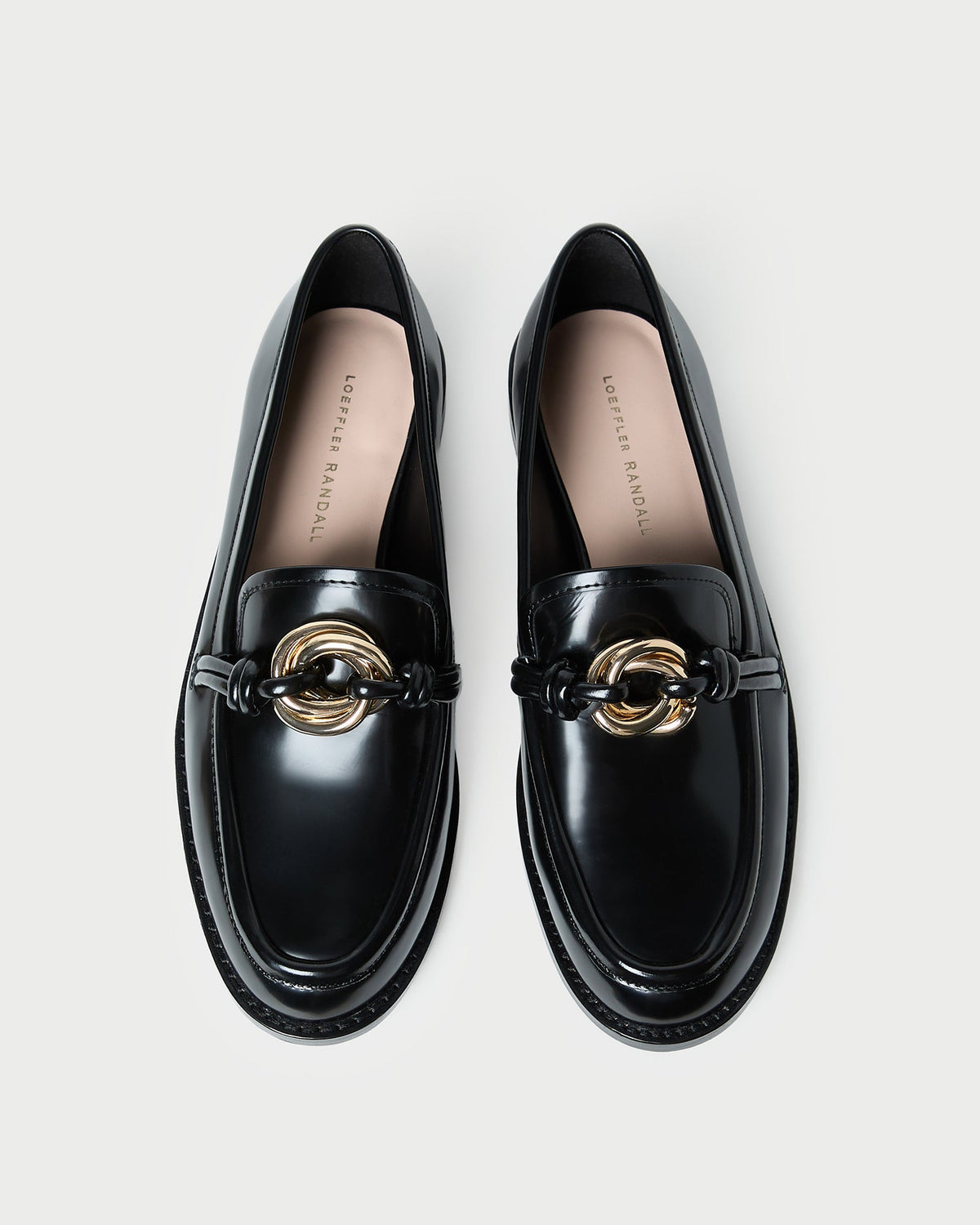 Loeffler Randall Recommended - Roma Black Leather Loafer