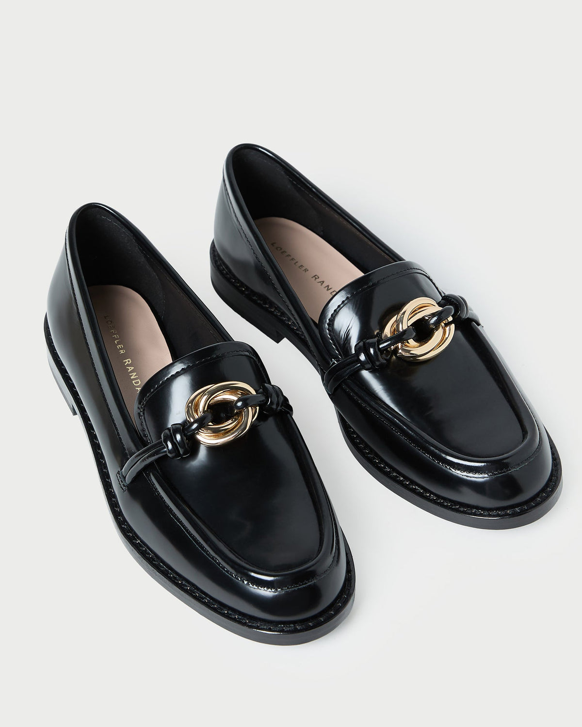 Loeffler Randall Recommended - Roma Black Leather Loafer