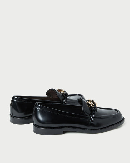 Loeffler Randall Recommended - Roma Black Leather Loafer
