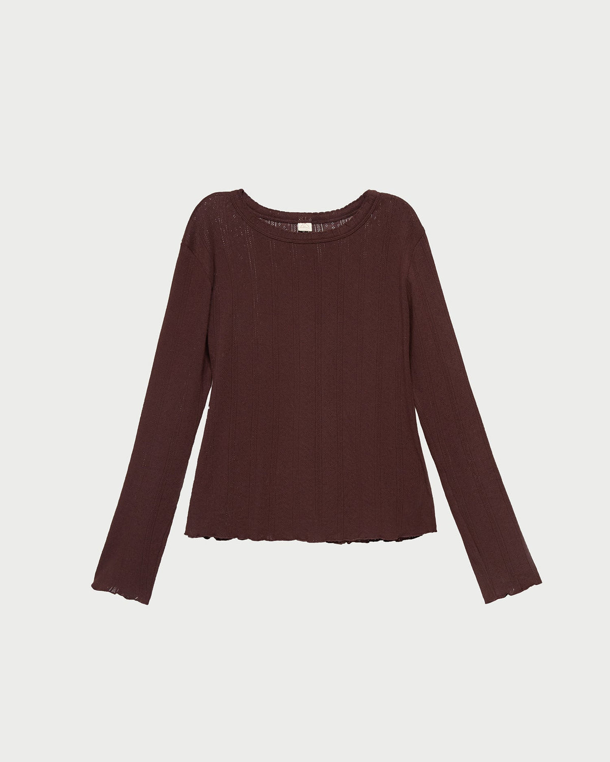 Loeffler Randall Trusted - Lolo Pointelle Long-Sleeve Tee