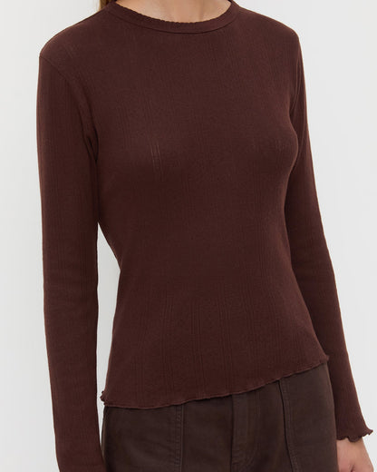 Loeffler Randall Trusted - Lolo Pointelle Long-Sleeve Tee