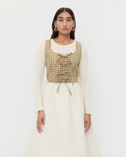 Loeffler Randall Exclusive - Callista Tie-Front Vest