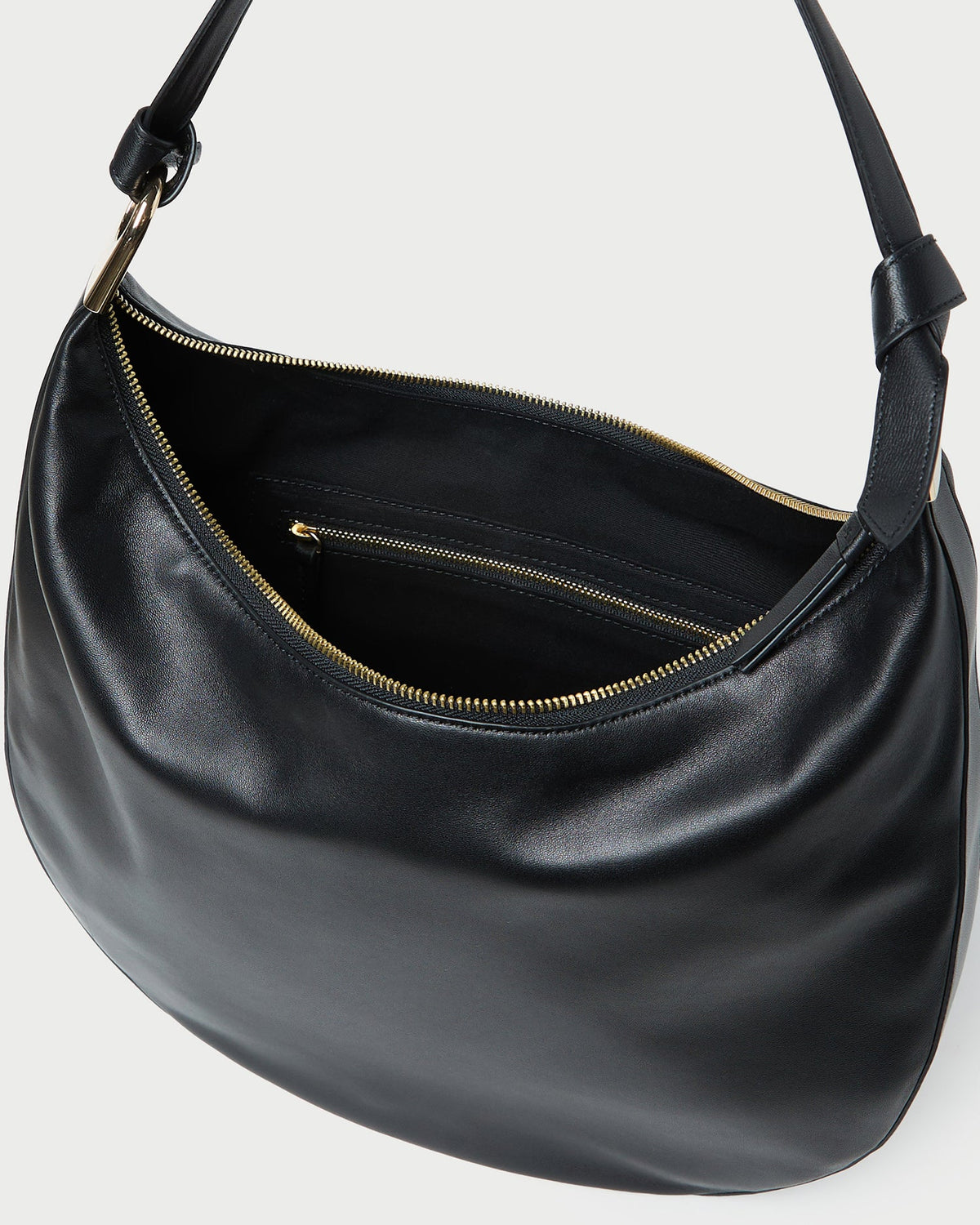 Loeffler Randall Value - Morgan Black Leather Shoulder Bag