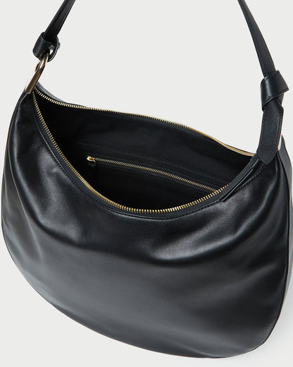 Loeffler Randall Value - Morgan Black Leather Shoulder Bag