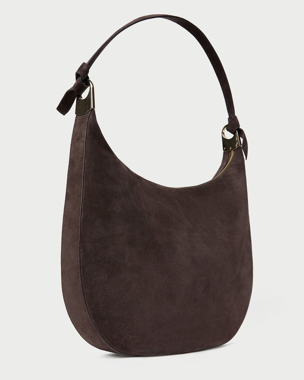 Loeffler Randall New - Morgan Brown Suede Shoulder Bag