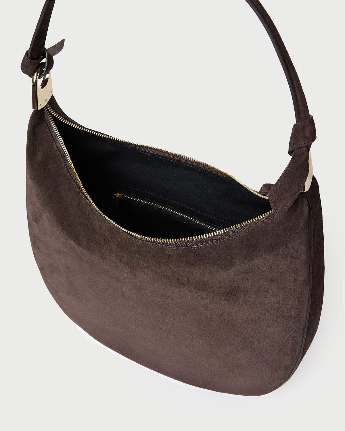 Loeffler Randall New - Morgan Brown Suede Shoulder Bag