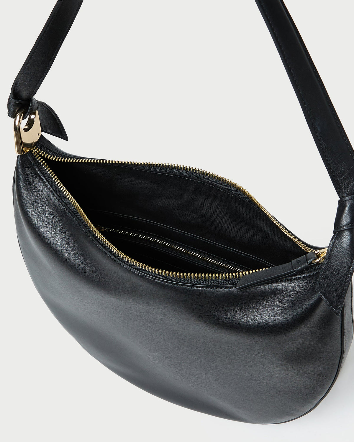 Loeffler Randall Special Offer - Harlow Black Leather Shoulder Bag