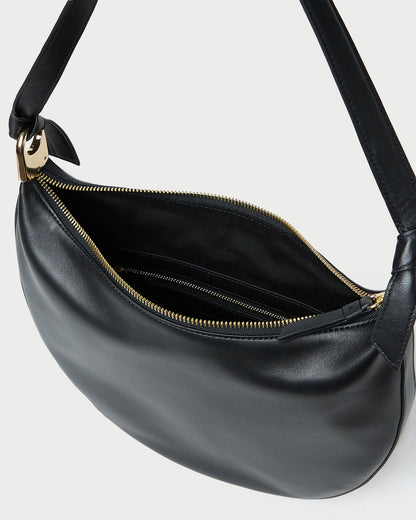 Loeffler Randall Special Offer - Harlow Black Leather Shoulder Bag