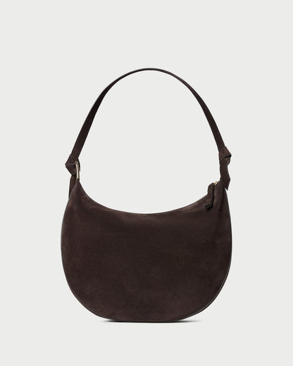 Loeffler Randall Best Seller - Harlow Brown Suede Shoulder Bag