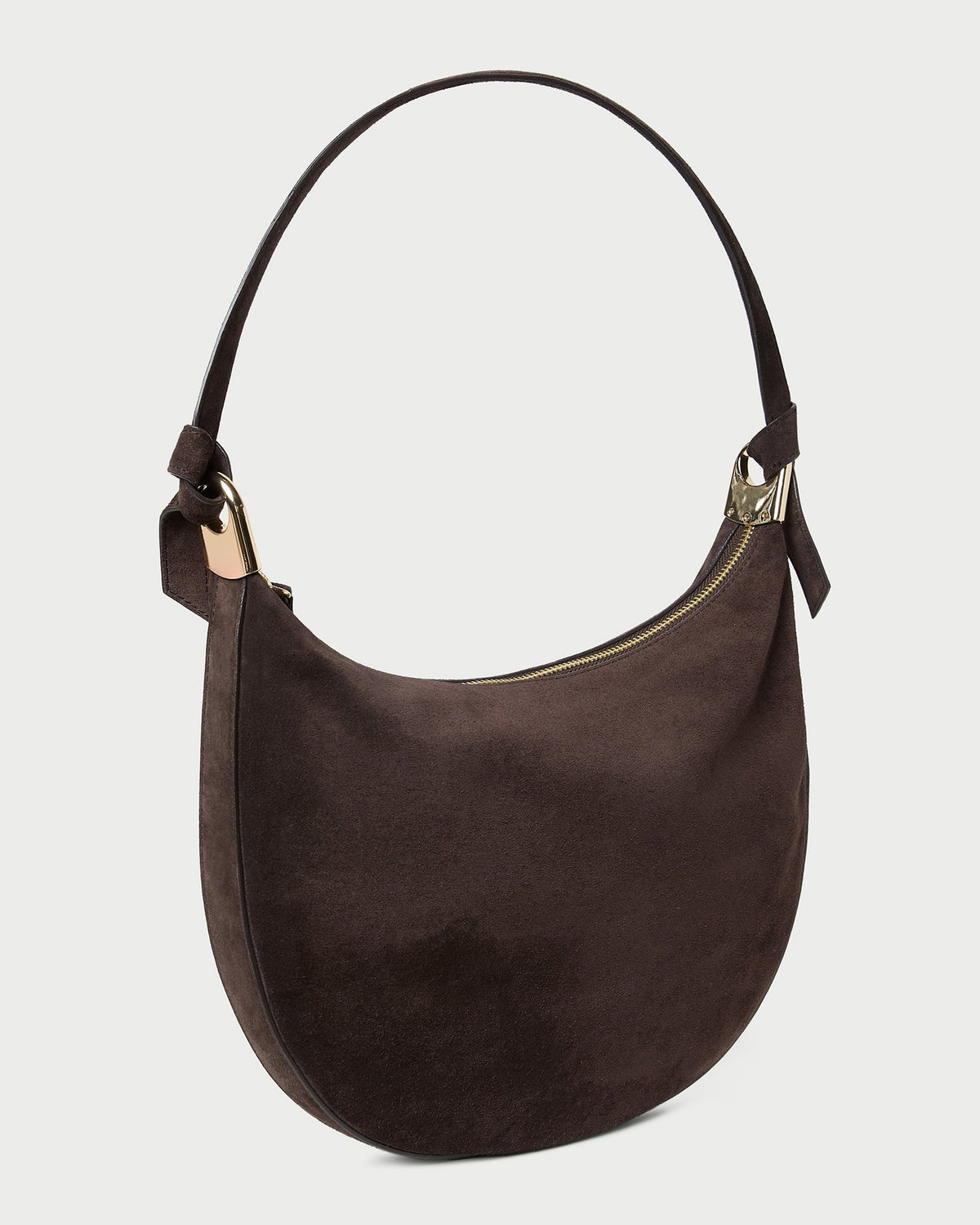 Loeffler Randall Best Seller - Harlow Brown Suede Shoulder Bag