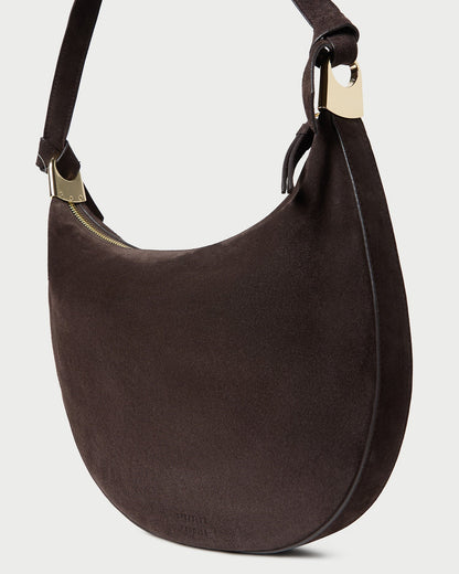 Loeffler Randall Best Seller - Harlow Brown Suede Shoulder Bag