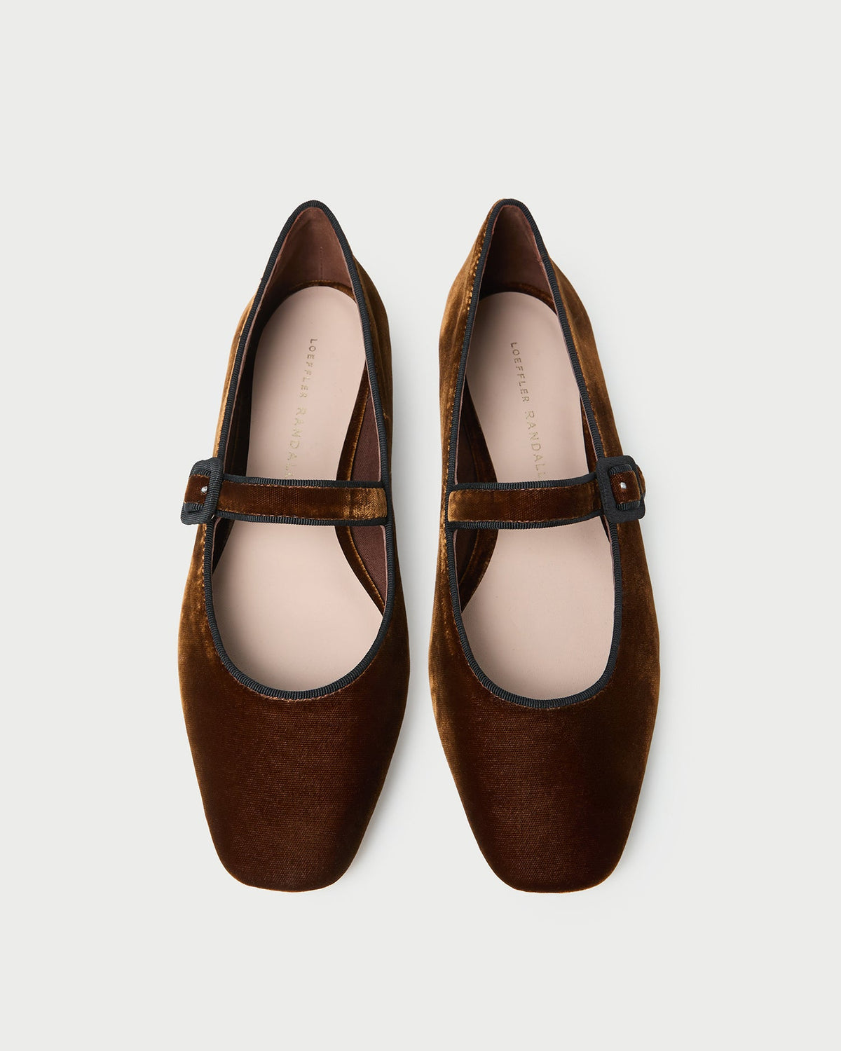 Loeffler Randall Smart Buy - Ginger Brown Velvet Mary Jane