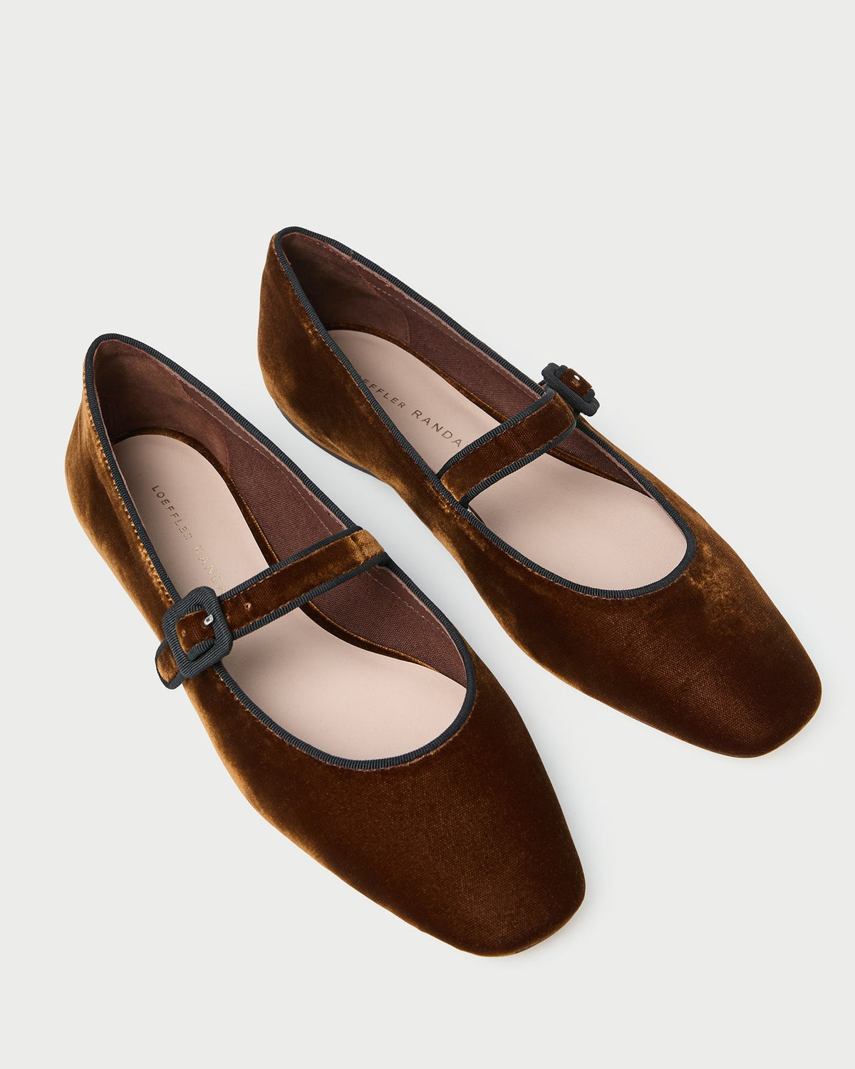 Loeffler Randall Smart Buy - Ginger Brown Velvet Mary Jane