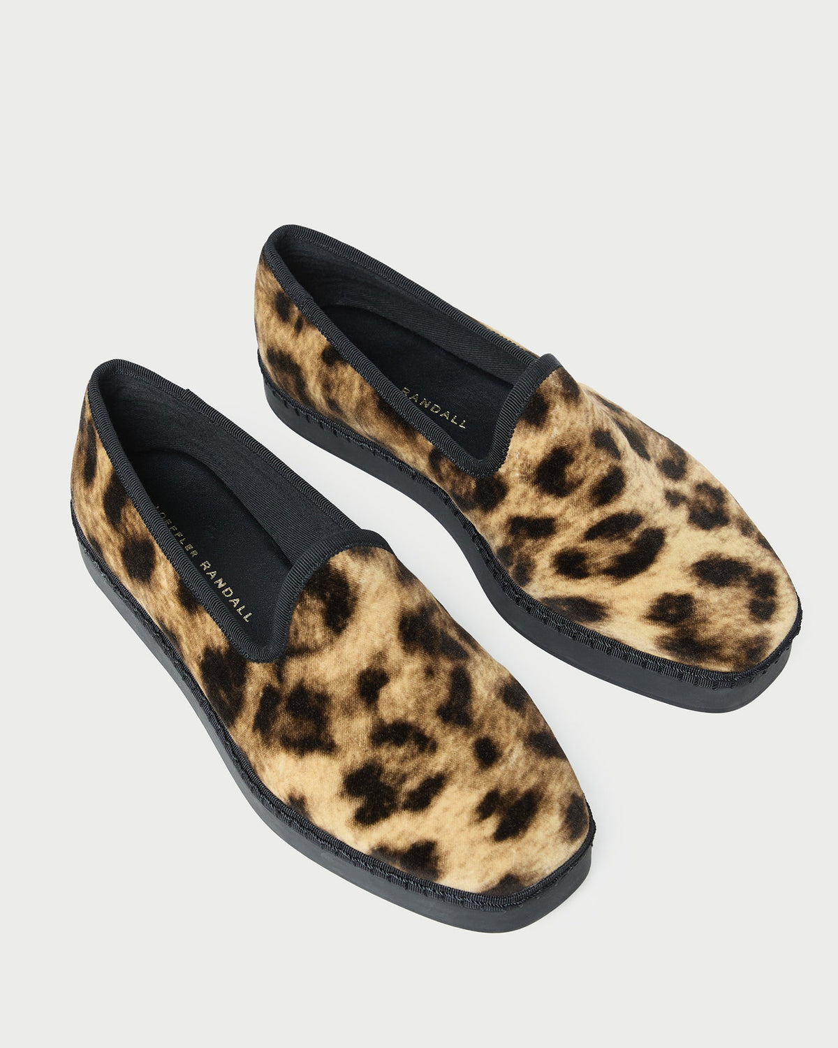 Loeffler Randall Trusted - Mattie Leopard Velvet Slip-On Sneaker