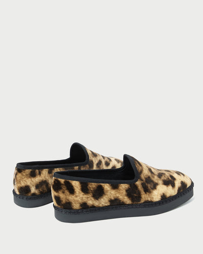 Loeffler Randall Trusted - Mattie Leopard Velvet Slip-On Sneaker
