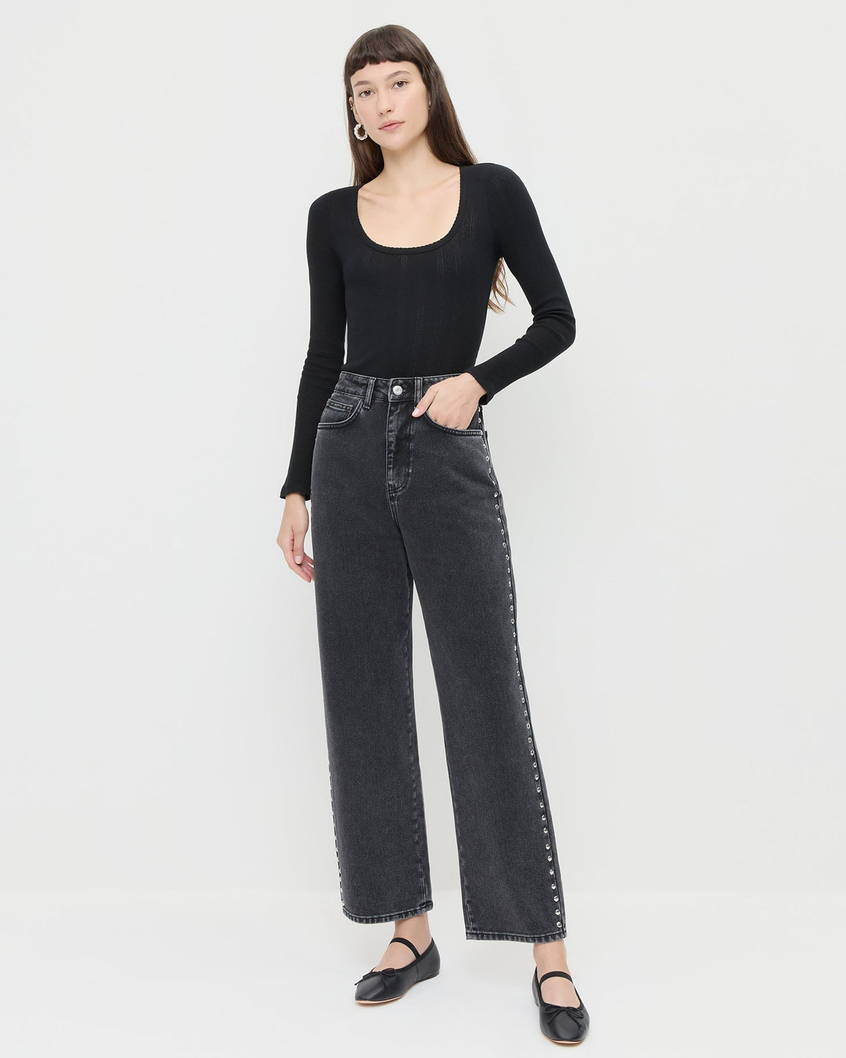 Loeffler Randall Essential - Winona Denim Pant